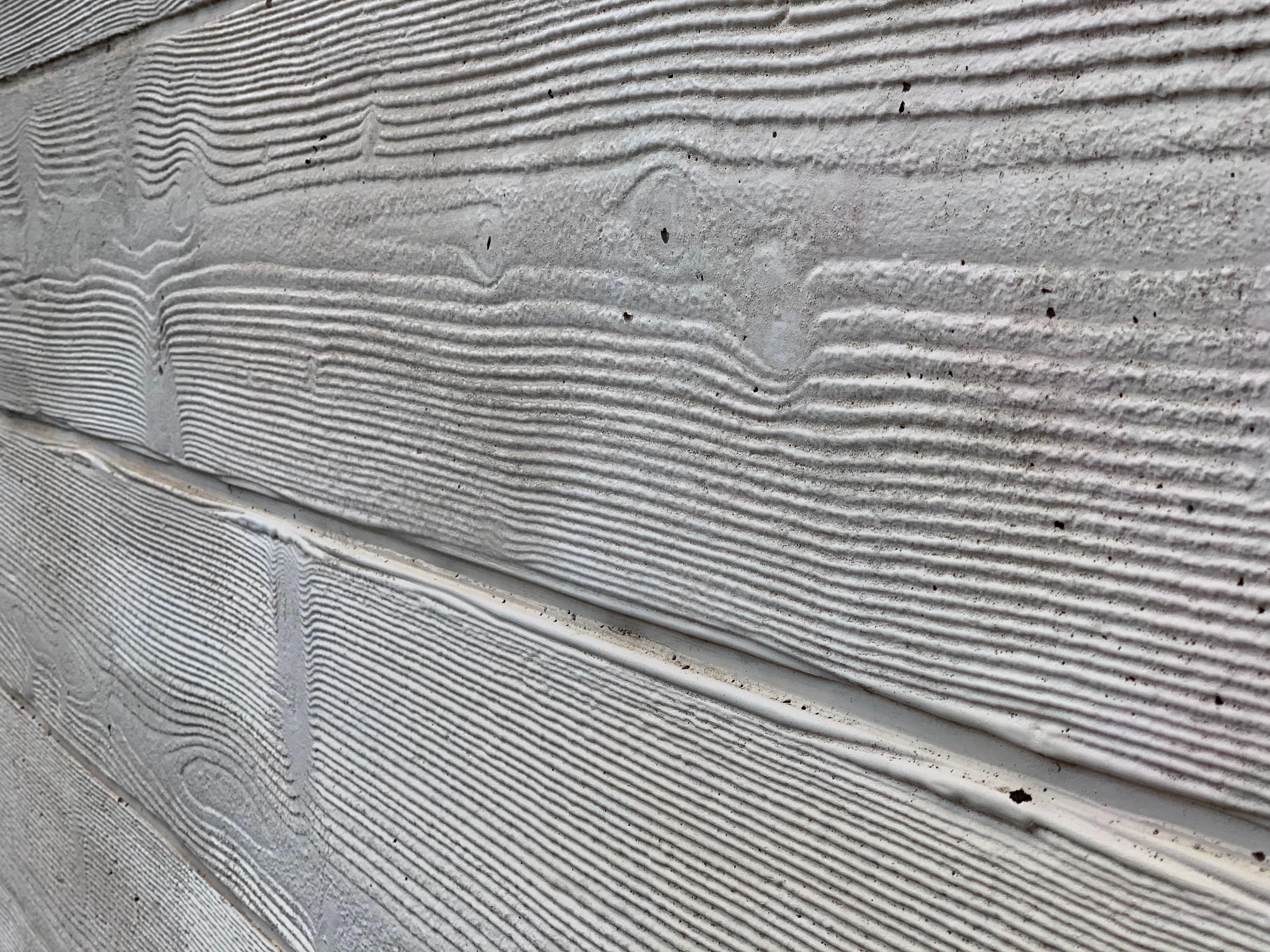 Textured formwork at Churchill House.